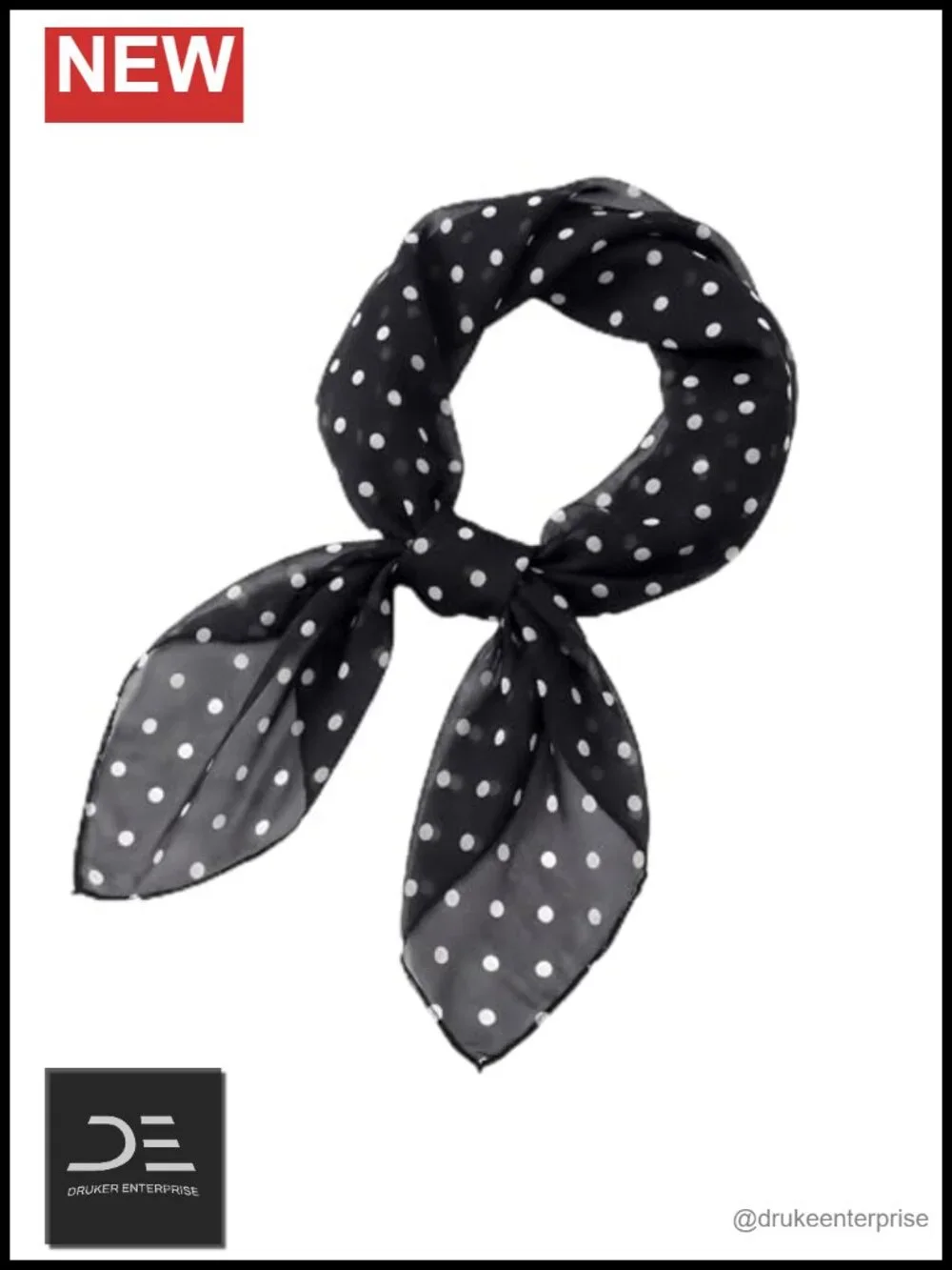 Chiffon Square Scarf Women Neck or Head Scarf Hair Bandana Bag Accessory